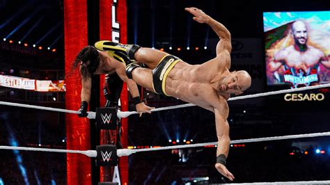 Cesaro Vs Seth Rollins Photos Wwe