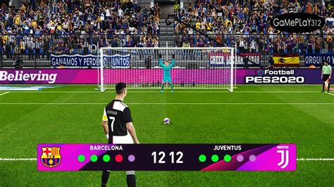 PES 2020 Penalty Shootout BARCELONA VS JUVENTUS Messi Vs Ronaldo