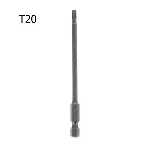 Durable Torx Screwdriver Bit 100mm Length T8 T10 T15 T20 T25 T27 T30