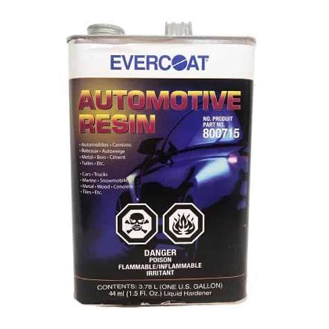 Evercoat 800715 Polyester Fiberglass Resin Gallon 3 78l 44ml Liquid Hardener Ebay