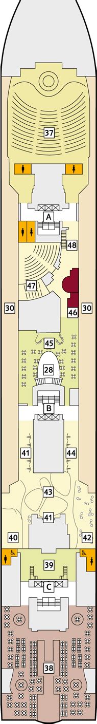 Mein Schiff 2 Deck plan & cabin plan