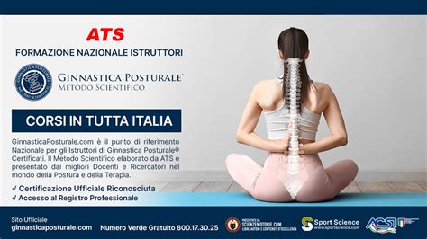 Corso Istruttore Di Ginnastica Posturale Metodo Scientifico Youtube