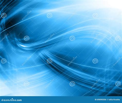 Blue Blur Abstract Background Stock Illustration - Illustration of ...