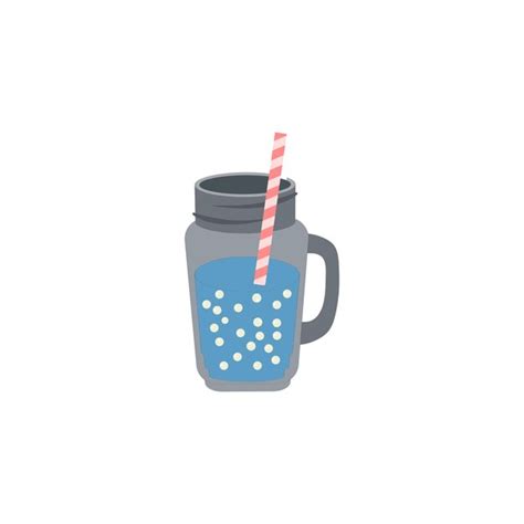 Premium Vector Bubble Tea Vector Type Icon