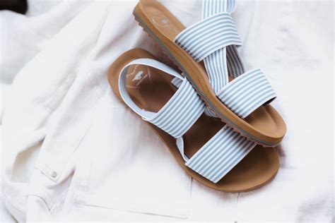 Blue And White Striped Sandals Rocket Dog Shoes Striped Sandals