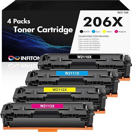 HaloFox Cartucho de tóner compatible de repuesto para HP 206A W2110A