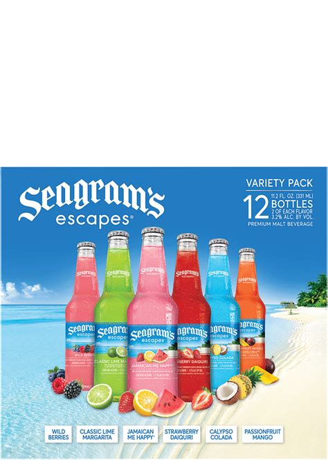 Seagrams Escapes Variety Pack Hard Beverage Total Wine And More