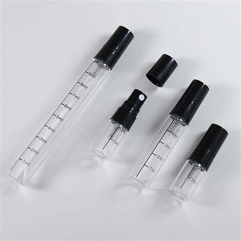 Refillable Fragrance Mist Bottle Fine Spray Nozzle Glass Portable