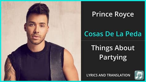 Prince Royce Cosas De La Peda Lyrics English Translation Ft Gabito