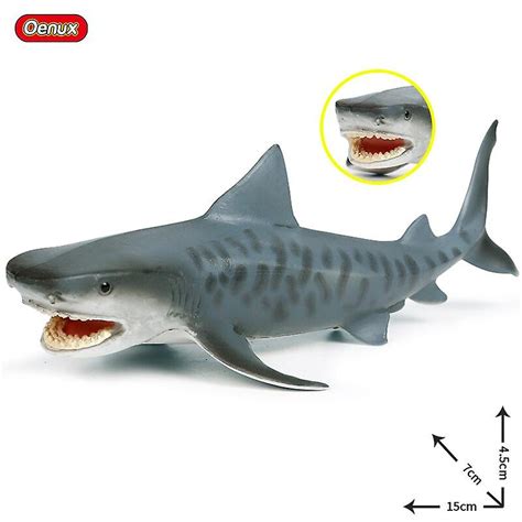 Oenux Sea Life Model Great White Shark Helicoprion Megalodon Action