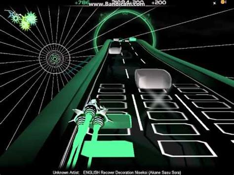 Akane Sasu Sora Recover Decoration English Audiosurf Youtube