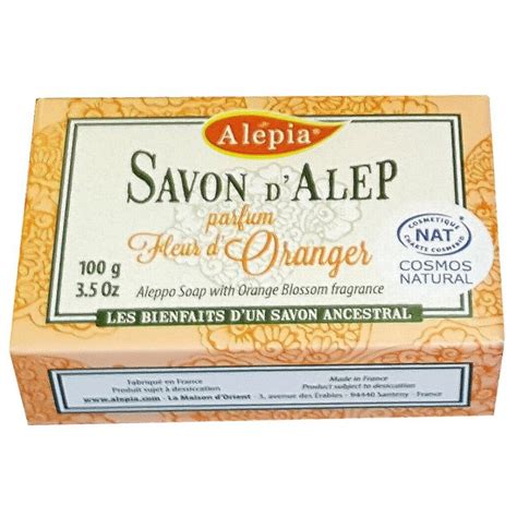 Savon d Alep Prestige à la Fleur d Oranger 100g Boutique Au savon de