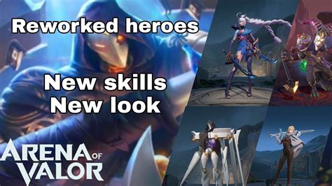 Reworked Heroes Airi Butterfly Mganga And Omega Arena Of Valor