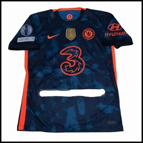 Jual Jersey Baju Bola Chelsea 3Rd 2021 2022 Fullpatch Ucl Wcc Grade