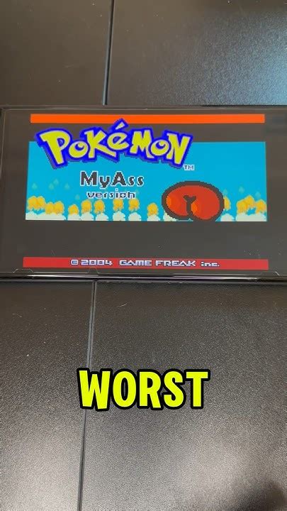 Worst Pokemon Game Ever Made Youtube