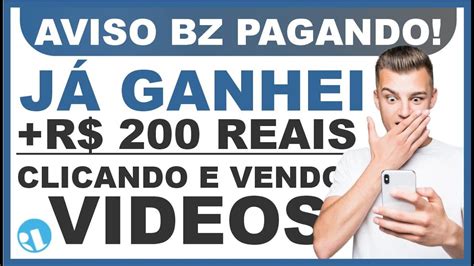 Aviso Bz Como Ganhar R Reais Ou Mais Usando A Internet Assistindo