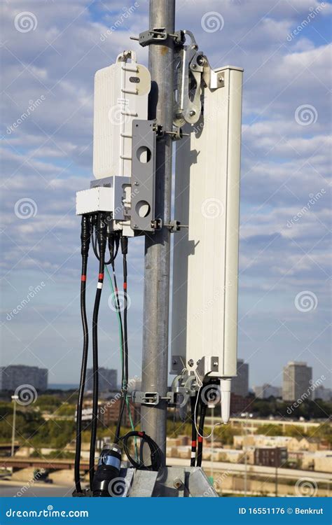 Cellular Antenna stock photo. Image of cable, architecture - 16551176