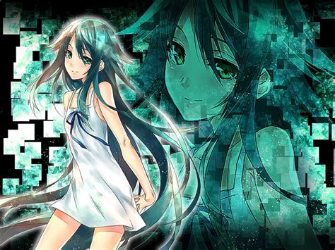 Saya Pretty Dress Saya No Uta Bonito Sweet Nice Green Anime