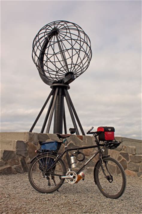 Radtour Norwegen zum Nordkap Abschnitt Honningsvåg Nordkap