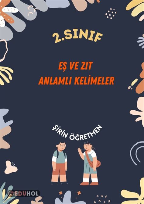 S N F E Ve Z T Anlaml Keli Eduhol Ders Videolar Zle Online