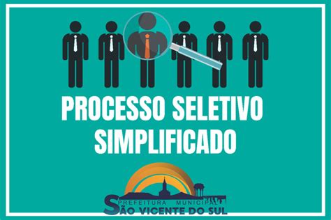 Edital N Processo Seletivo Simplificado Prefeitura