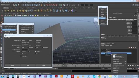 Maya Automobile Modeling 6 Creating NURB Surfaces With Loft And