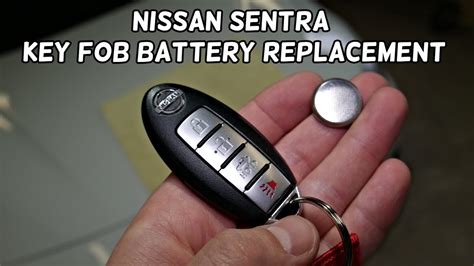 NISSAN SENTRA KEY FOB BATTERY REPLACEMENT KEY DOES NOT LOCK UNLOCK