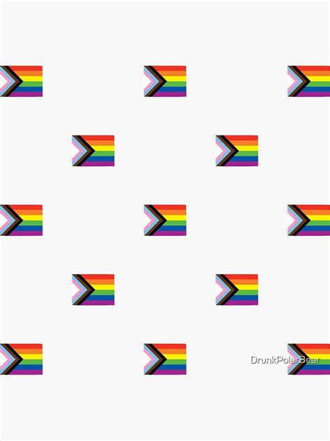 Tiny Pride Flags Sticker For Sale By Drunkpolarbear Redbubble