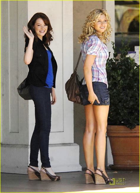 Full Sized Photo Of Alyson Michalka Emma Stone Easy A Alyson