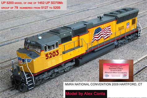 Image Of Union Pacific 5203 Up 5203 Emd Sd70m Ho Scale Model Locomotive