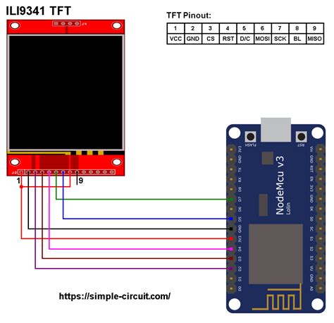 Interfacing ESP8266 NodeMCU With ILI9341 TFT Display XE1E RADIO BLOG