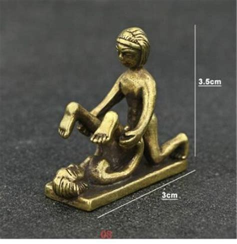 Men And Women Sex Vintage Brass Figurine Mature Content Etsy