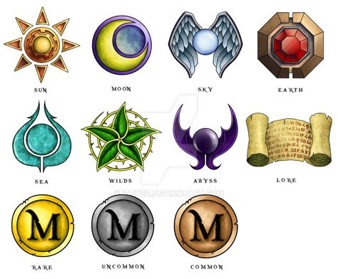 Card Game Symbols By Sainez On Deviantart