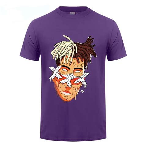 Xxxtentacion Character Print T Shirt Casual Fashion Fitness Legal Fitness O Neck Men S Short