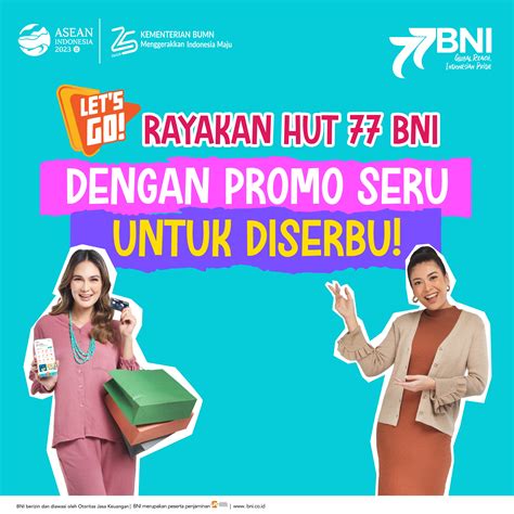 Rayakan HUT Ke 77 BNI Dengan Promo Seru Untuk Diserbu Sinergi46