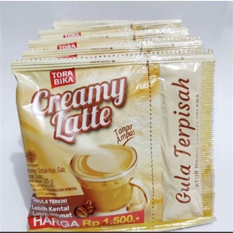 Jual Torabika Creamy Latte Renceng Isi 10 Sachet 25 Gr Shopee Indonesia