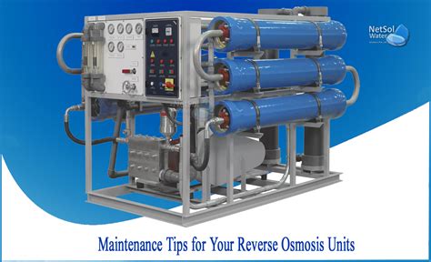 How do I maintain reverse osmosis system - Netsol Water