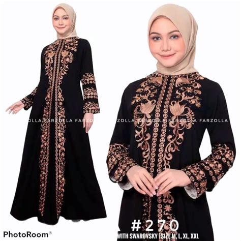 Jual Jual Kumpulan Abaya Turkey Arab Saudi Hitam Bordir Cantik Kain