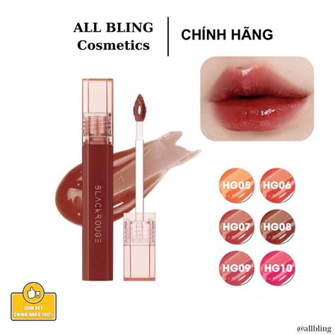 [chÍnh HÃng] Son Tint Bóng Lâu Trôi Black Rouge Half N Half Water Glow