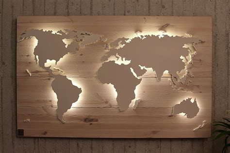 Wall World Map Map Panno Dxf File For Laser Cut And Cnc Etsy