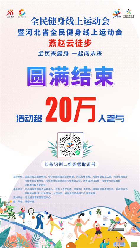 赞！河北省全民健身线上运动会“燕赵云徒步”活动圆满结束河北省体育局