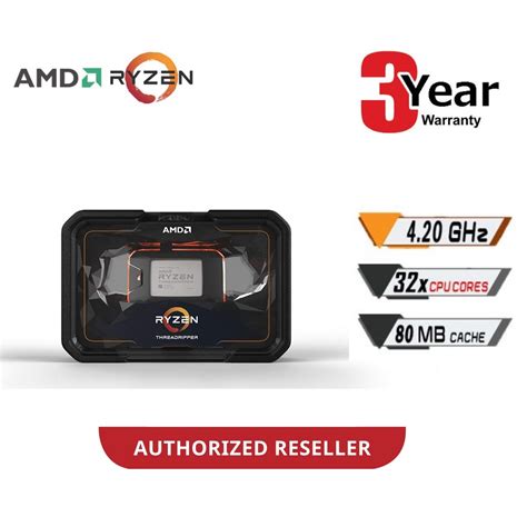 Amd Tr Ryzen Threadripper Wx Ghz Yd Xazafwof Processor