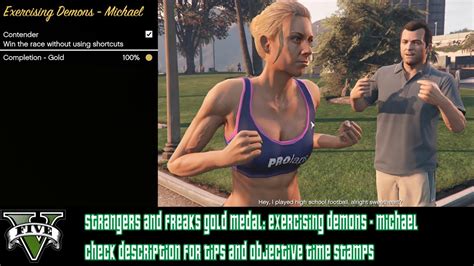 GTA V Exercising Demons Michael Strangers And Freaks Gold Medal