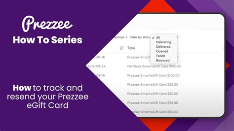 Track And Resend Your T Card How To Use Prezzee Youtube