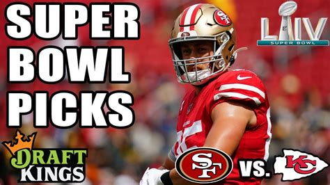 DRAFTKINGS NFL SUPER BOWL SHOWDOWN PICKS SUPER BOWL 54 PICKS 49ERS