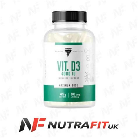 TREC NUTRITION VIT D3 4000 IU Immune System Bones Support Vitamin D 90