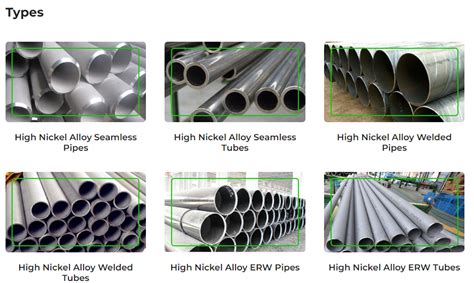 High Nickel Alloy Pipes Tubes Pooja Engineering Works