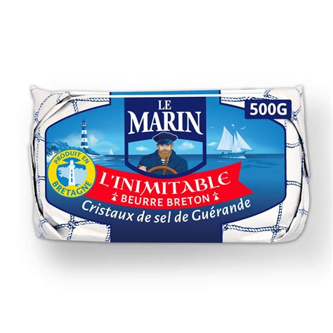 Beurre Moul Aux Cristaux De Sel De Gu Rande Le Marin La Plaquette De