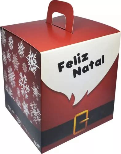 P S Embalagem Panetone Chocotone G Papai Noel Natal