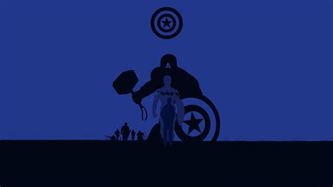 1920x1080 Captain America Avengers Endgame 4k Minimalism Laptop Full Hd